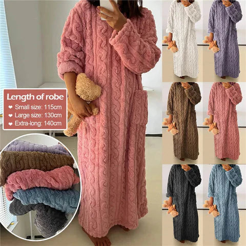 ❄️ Vânzare timpurie de iarnă - 49% OFF ⏰ Pijama de iarna din pluș Coral