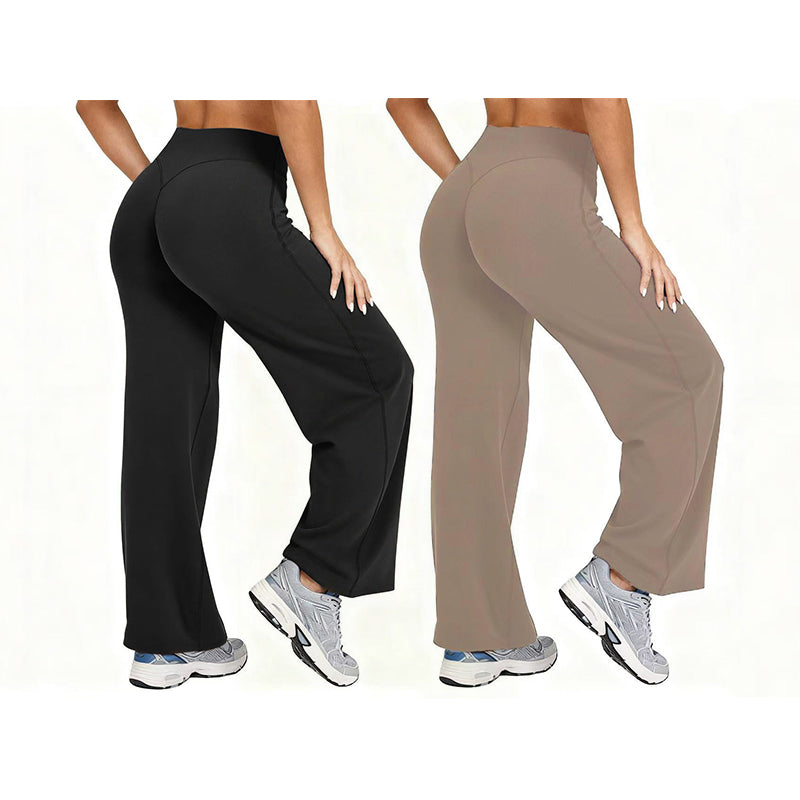 ✨ Weite Damen Yogahose – Hohe Taille ohne Einschneiden, angenehmer Tragekomfort ⚡
