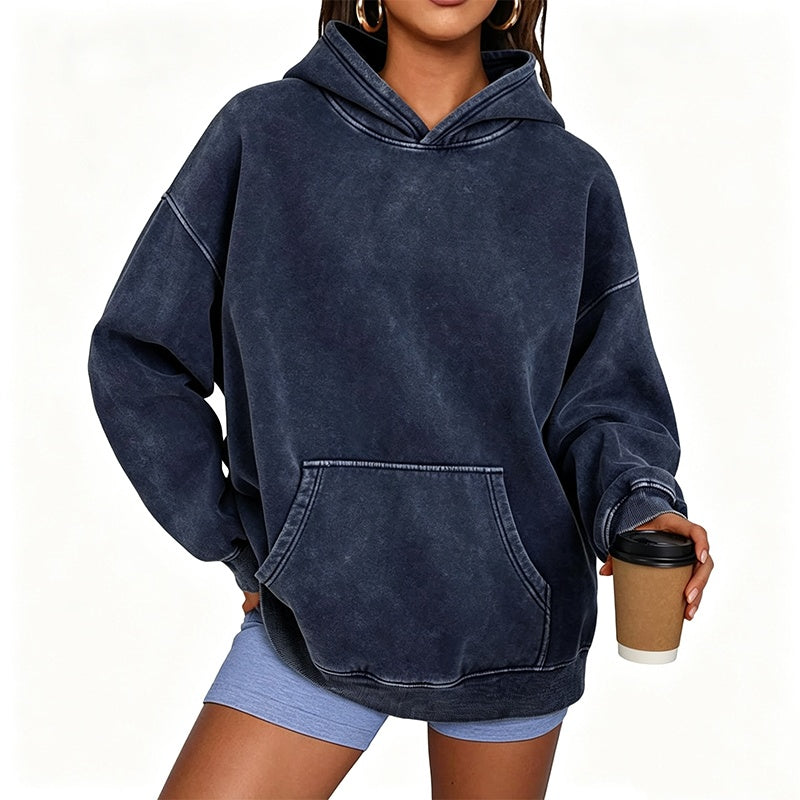 📢🎉50%Rabatt!!!🛍️✨Unisex Casual Oversized Hoodie mit Acid-Wash-Effekt