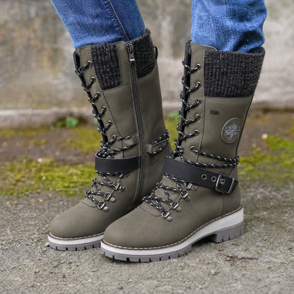 ⌛💥Neu eingetroffen – 46% Rabatt👢❄️Wasserdichte Knie-Schneestiefel – Warm, rutschfest & langlebig – Perfekt für Winter & Outdoor🧤