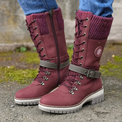 ⌛💥Neu eingetroffen – 46% Rabatt👢❄️Wasserdichte Knie-Schneestiefel – Warm, rutschfest & langlebig – Perfekt für Winter & Outdoor🧤