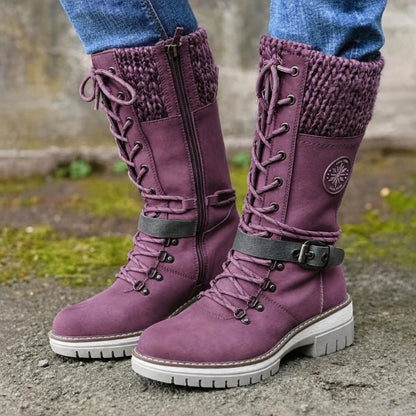 ⌛💥Neu eingetroffen – 46% Rabatt👢❄️Wasserdichte Knie-Schneestiefel – Warm, rutschfest & langlebig – Perfekt für Winter & Outdoor🧤