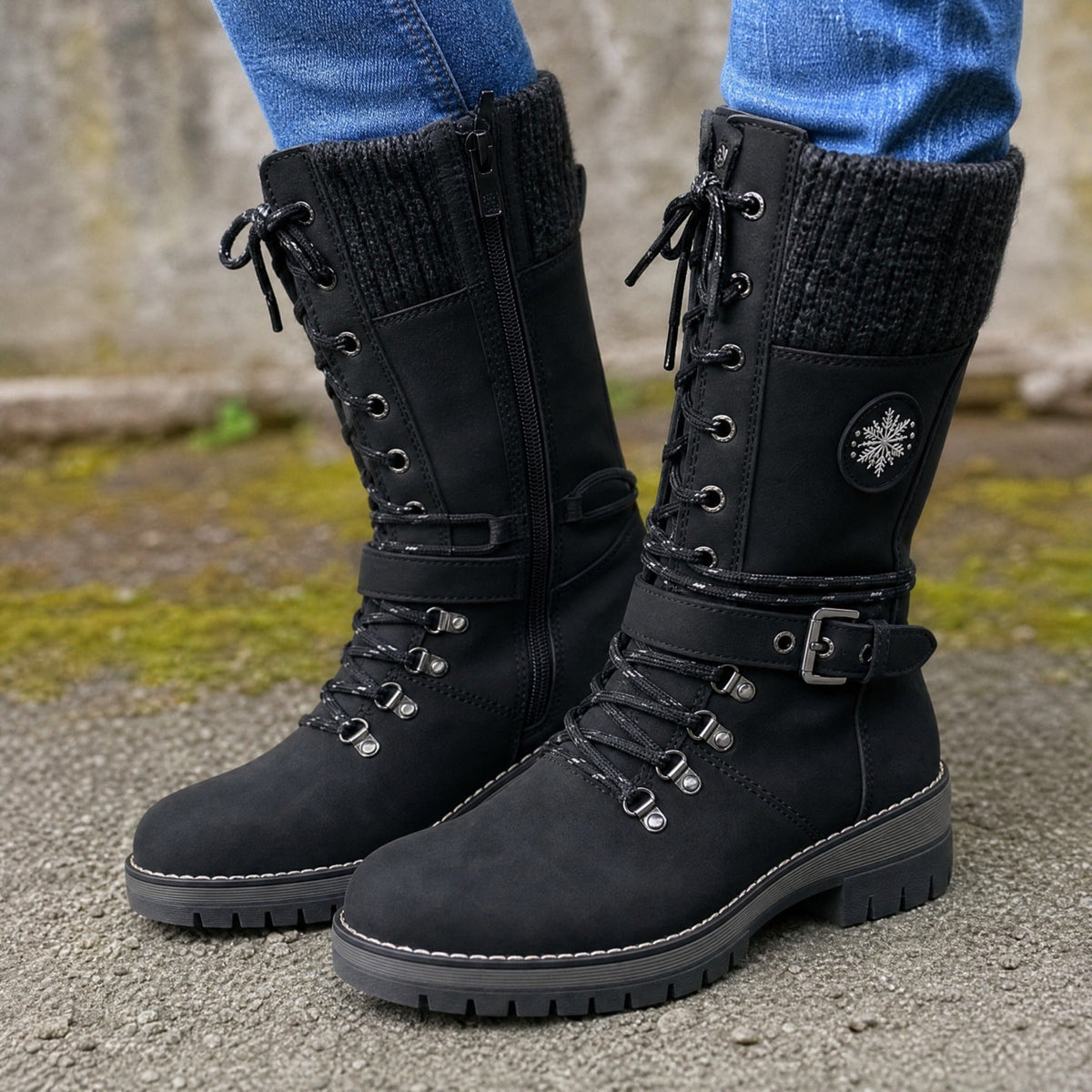 ⌛💥Neu eingetroffen – 46% Rabatt👢❄️Wasserdichte Knie-Schneestiefel – Warm, rutschfest & langlebig – Perfekt für Winter & Outdoor🧤