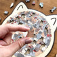 🎁Cadoul drăguț de Crăciun🎅 Puzzle din lemn de 135 de piese în formă de pisică în culorile Morandi