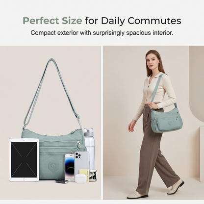 👜 50% Rabatt | Leicht, organisiert & alltagstauglich – Multi-Pocket Umhängetasche