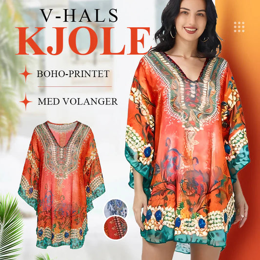 🌺Rochie asimetrică clasică cu elemente etnice