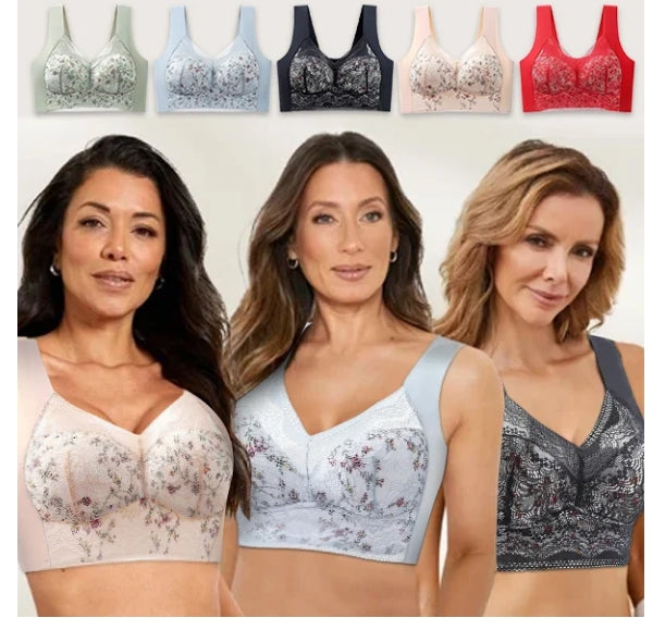 🔥Letzter Tag: 1 kaufen und 2 gratis dazu 🔥 – Nahtloser Push-up-BH ohne Bügel in Übergrößen