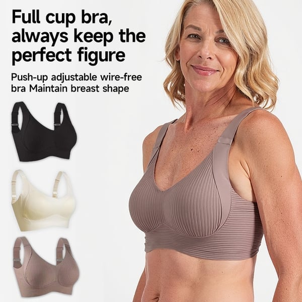 🎁1 Kaufen, 1 Gratis💕👙👐Formender Komfort-BH ohne Bügel 🛡️Vollschalen-Push-up BH mit Rundum-Stützung & ganztägigem Tragekomfort