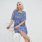 🌸 Rochie elegantă plisată cu mânecă scurtă și lungă👗