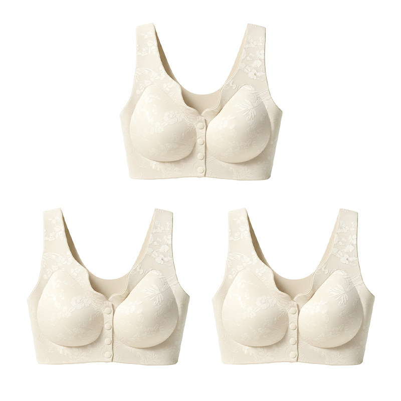 🎁Herbst-Sonderangebot: 50% Rabatt💃Bequemer, vorne zu verschließender, bügelloser, nahtloser BH🌸
