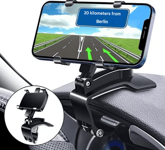 🔥Suport auto multifuncțional pentru telefon – prindere pe bord📱