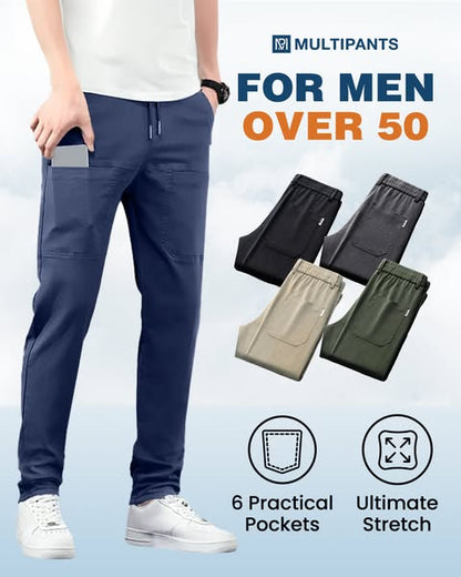 🔥🏆MultiPants – Strapazierfähige Cargohose mit hohem Stretchanteil und vielen Taschen