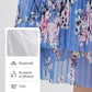 🌸 Rochie elegantă plisată cu mânecă scurtă și lungă👗