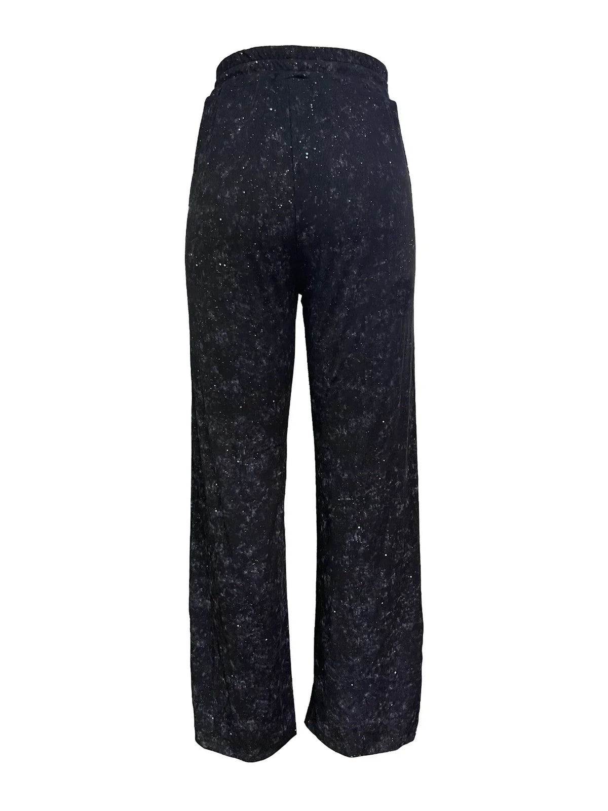 💖LETZTER TAG DES SALE 50% RABATT🥰Damenhose mit Pailletten und weitem Bein, elastischem Bund