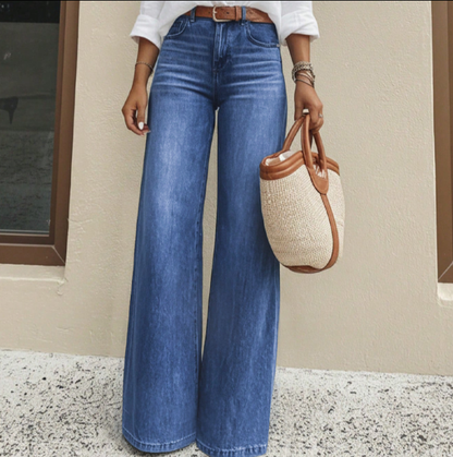 ✨Begrenzter Vorrat verfügbar, nicht verpassen!🔥🔥Beinverlängernde Wide-Leg Jeans