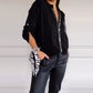 🔥Tricou de patchwork ocazional cu paiete
