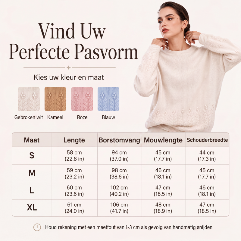 Damen Retro-Strickpullover mit Rundhalsausschnitt in Unifarbe