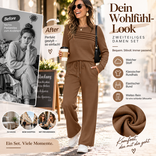 🔥🔥 50% RABATT!! 🎉✨ 2-teiliges Damen-Set – bequem & vielseitig