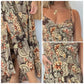 👗Sexi curea spaghete florale imprimare rochie lungă