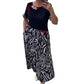 Rochie patchwork casual pentru femei