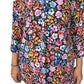 🌸Femeii Casual imprimate buton V-neck tricou