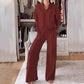 Set de modă casual pentru femei 💕 (top + pantaloni)