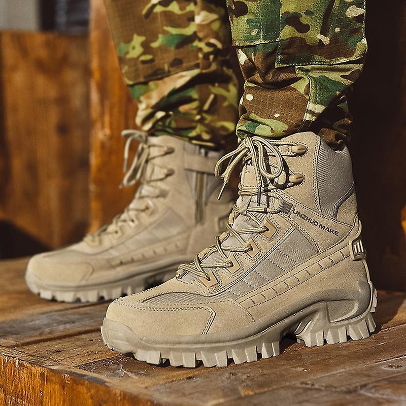 🥾Hohe taktische Sportstiefel💧Wasserdicht und rutschfest, verbesserte Haltbarkeit
