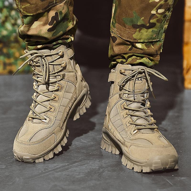 🥾Hohe taktische Sportstiefel💧Wasserdicht und rutschfest, verbesserte Haltbarkeit