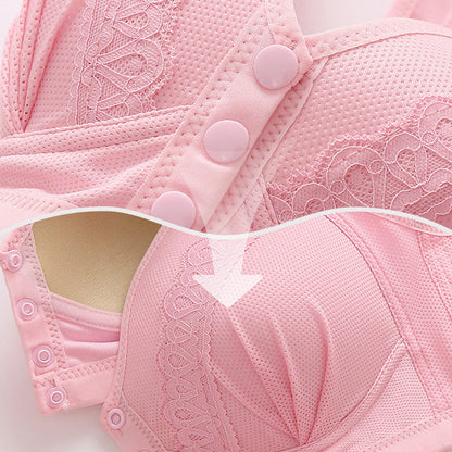 👙🎀【 1+1 gratis】🔥Vorne zu verschließender, atmungsaktiver, hautfreundlicher BH aus Baumwolle