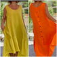 Rochie fără mâneci pentru femei cu decolteu rotund