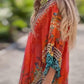 🌺Rochie asimetrică clasică cu elemente etnice