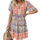 Rochie cu decolteu în V în stil Boho Resort