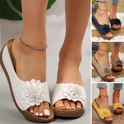 🌸Sandale florale antiderapante confortabile pentru femei💥