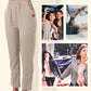 Pantaloni casual din in respirabili
