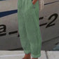 Pantaloni casual din in respirabili