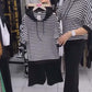 🔥 Top cu dungi casual pentru femei și set de pantaloni solizi