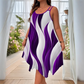 Femei de moda fără mâneci Halter rochie