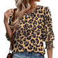 🌞 Bluze casual cu mânecă 3/4 pentru femei cu manșete adunate
