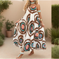 Boho imprimate vrac Spaghete curea rochie💃