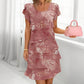 🌸Rochie mini cu imprimeu floral pentru femei