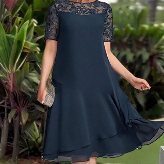 Rochie din dantelă asamblată