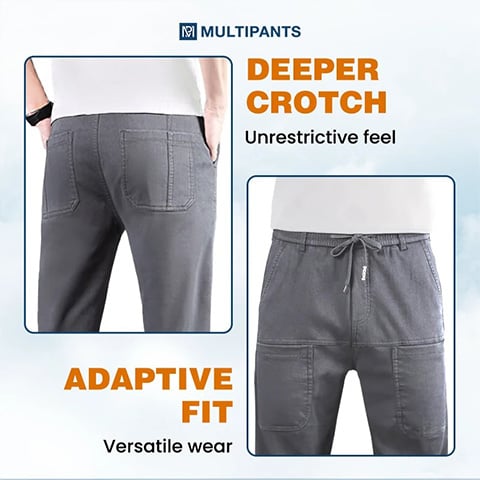 🔥🏆MultiPants – Strapazierfähige Cargohose mit hohem Stretchanteil und vielen Taschen
