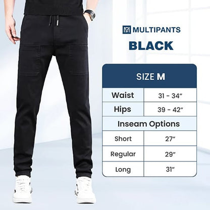 🔥🏆MultiPants – Strapazierfähige Cargohose mit hohem Stretchanteil und vielen Taschen