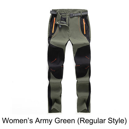 👖Winddichte, wasserdichte, warme Wanderhose mit elastischem Bund