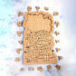 Puzzle din lemn cu 100 de pisici