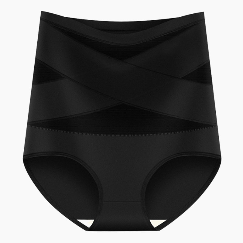 🌸 Letzter Tag – 2 Packungen kaufen, 1 gratis ✨ Plus-Size-Slip mit hoher Taille und kreuzförmiger Bauchstraffung