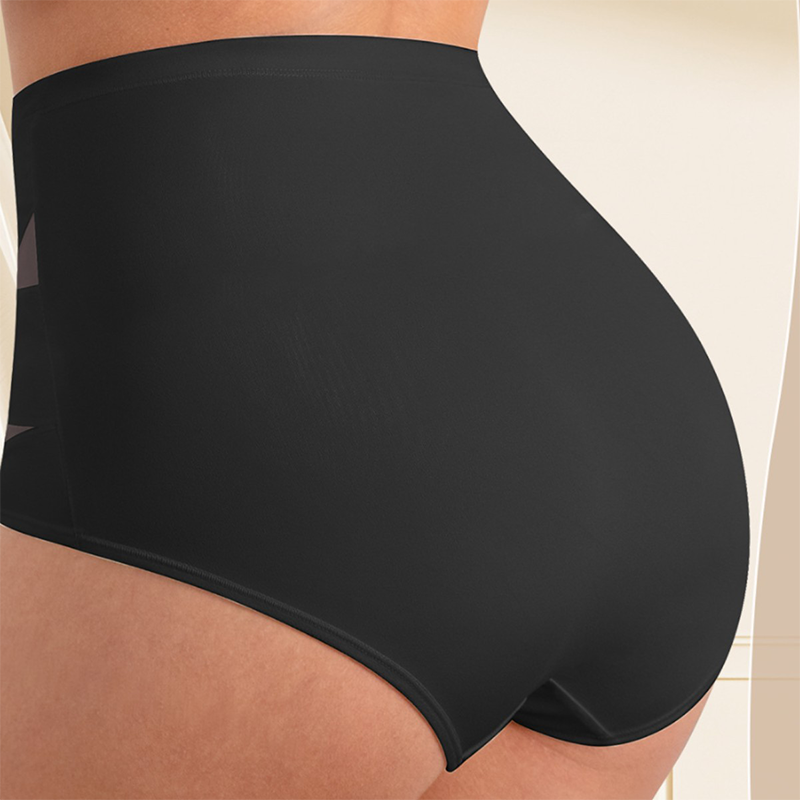 🌸 Letzter Tag – 2 Packungen kaufen, 1 gratis ✨ Plus-Size-Slip mit hoher Taille und kreuzförmiger Bauchstraffung