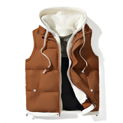 🦺 50 % RABATT | Warm durch kalte Tage – Gefütterte Damen-Steppweste mit Kapuze