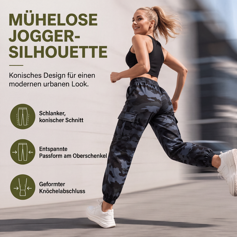 🌟Jetzt im Trend 👖 Leichte Cargo-Jogginghose – praktische Taschen & bequeme Passform für unterwegs