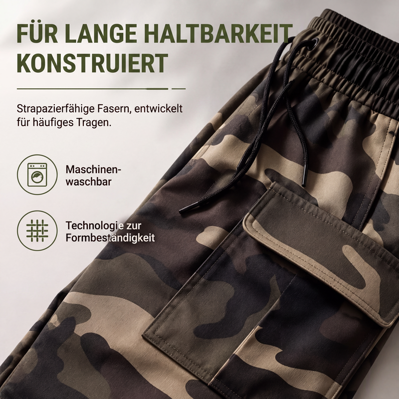🌟Jetzt im Trend 👖 Leichte Cargo-Jogginghose – praktische Taschen & bequeme Passform für unterwegs